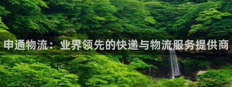 28圈注册链接教程：申通物流：业界领