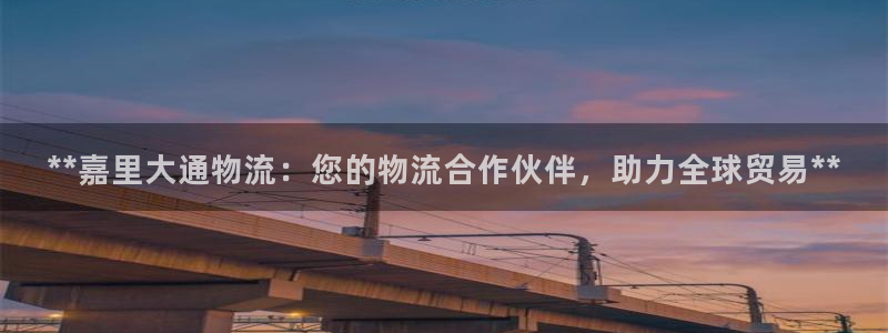 28圈怎么注册账号：**嘉里大通物流