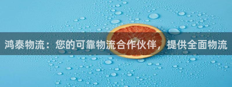 28圈cn：鸿泰物流：您的可靠物流合