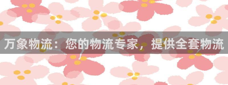 28圈分分压单双技巧：万象物流：您的