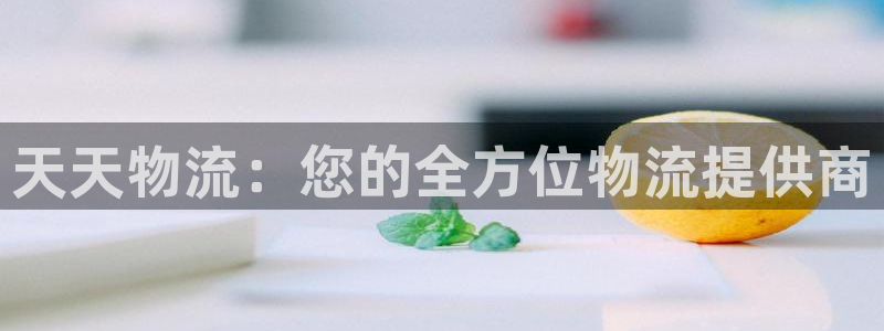 28圈的平台：天天物流：您的全方位物