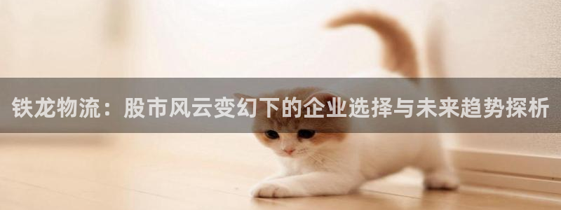 28圈的平台：铁龙物流：股市风云变幻