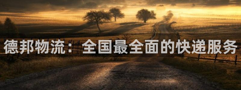 28圈娱乐官网网页：德邦物流：全国最