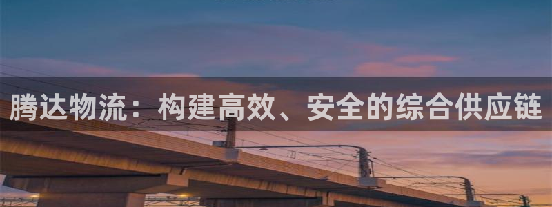 28圈软件是什么:腾达物流:构建高效