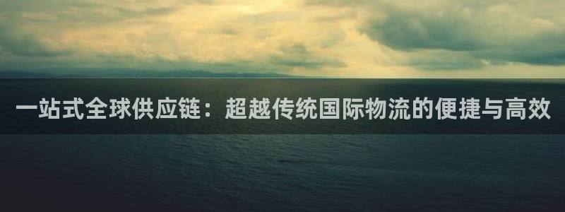 28圈官方网站预测:一站式全球供应链