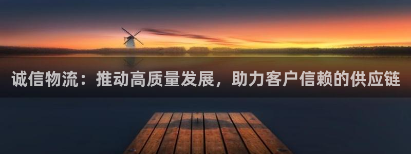 28圈注册网站谁有：诚信物流：推动高