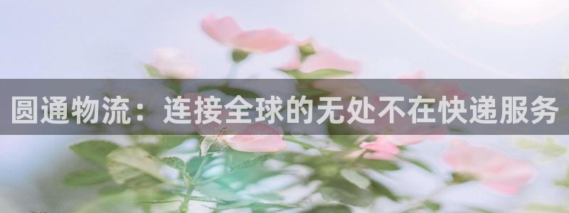 28圈官方网站是多少：圆通物流：连接