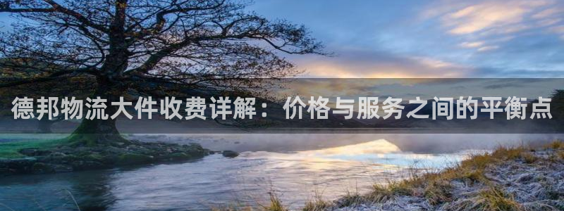 28圈ccm游戏:德邦物流大件收费详