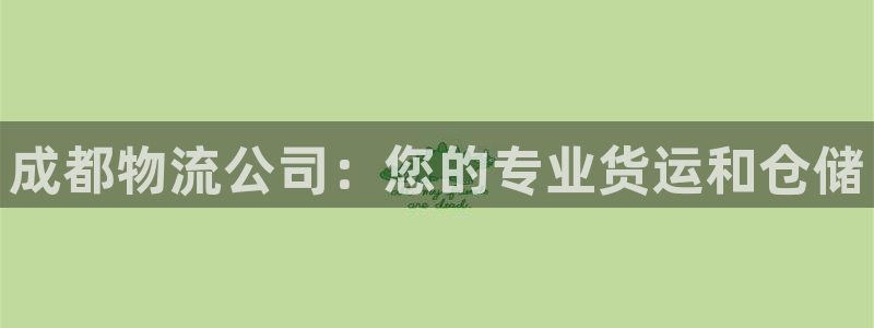 28圈aPP退款：成都物流公司：您的